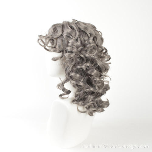 The best-selling cheap long wave curly wig high temperature fiber synthetic wig for women